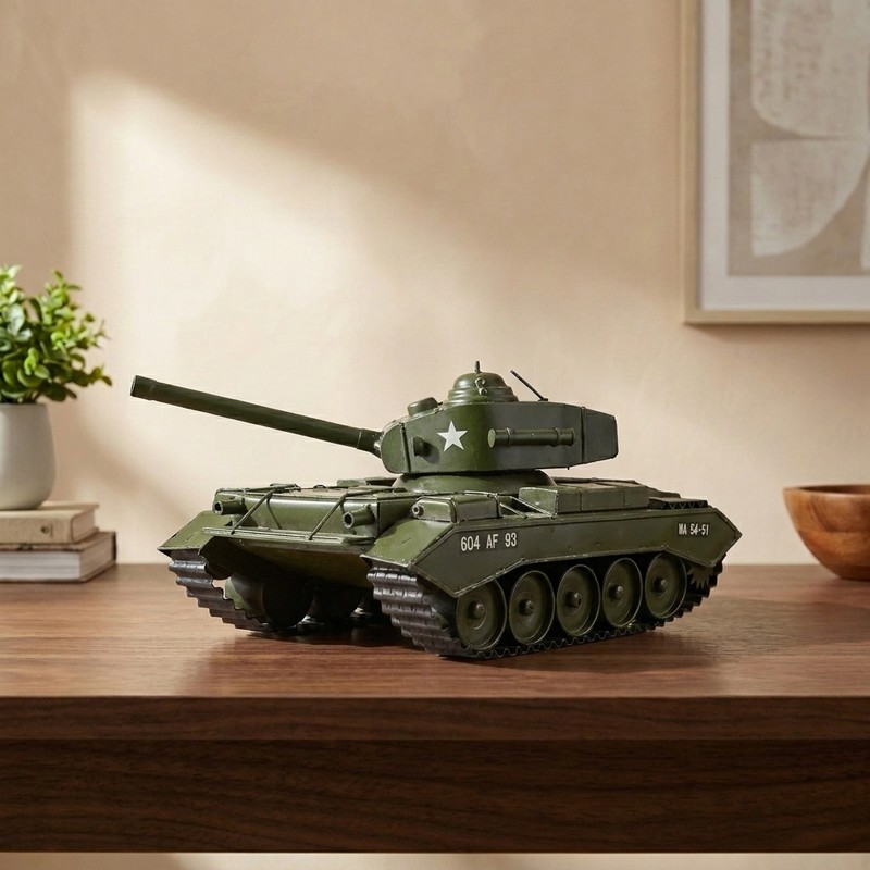 Battlefield Tank Iron Showpiece