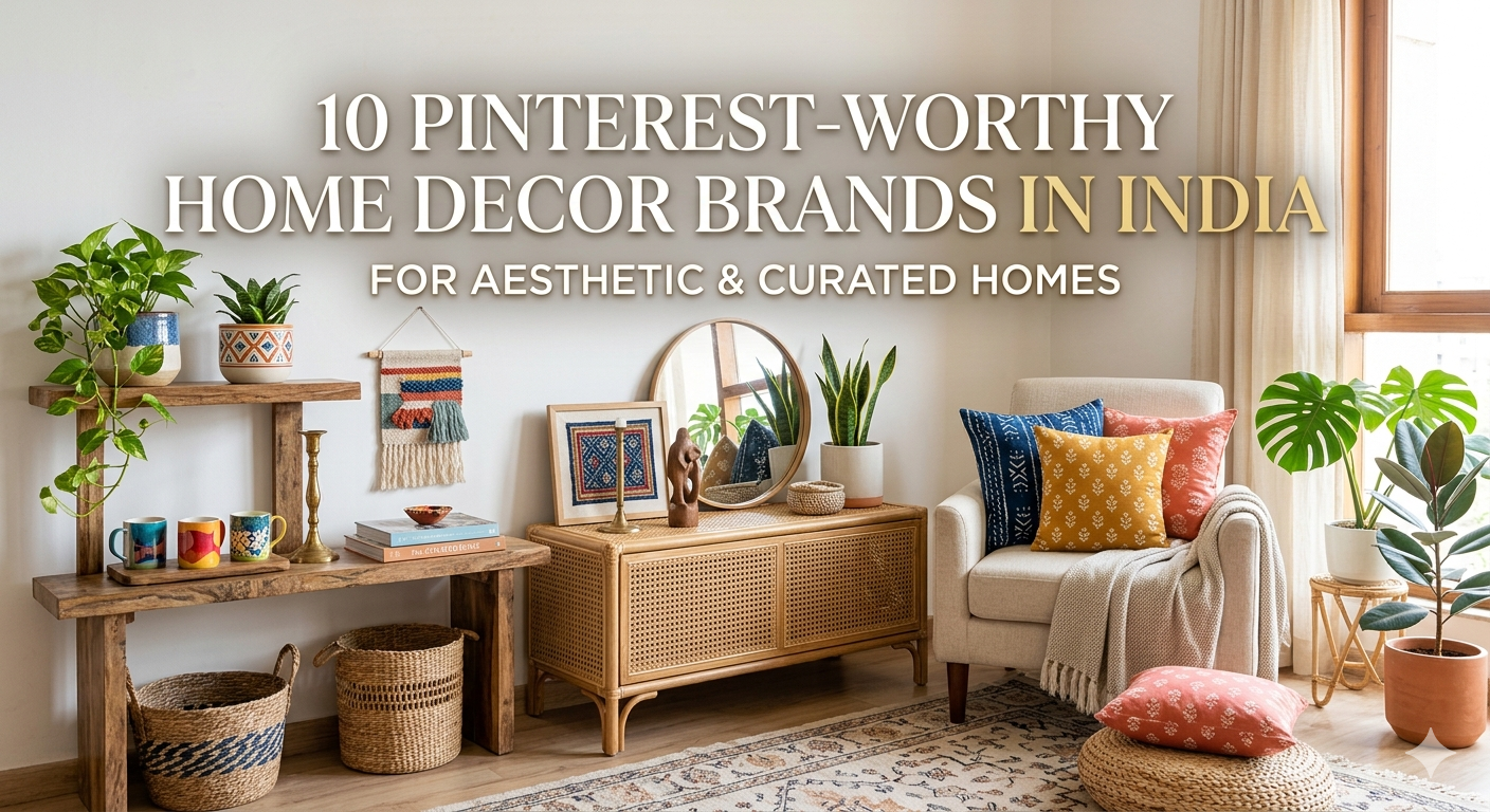 10 Pinterest-Worthy Home Decor Brands in India for Aesthetic & Curated Homes