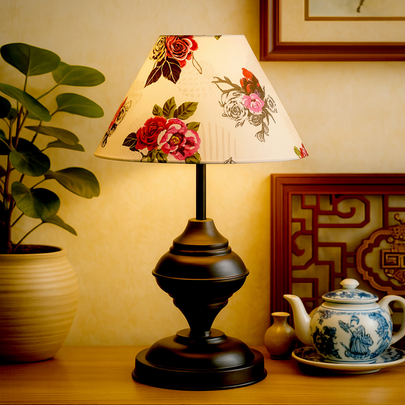 Danica Oh Rose Fabric Table Lamp - Multicolor