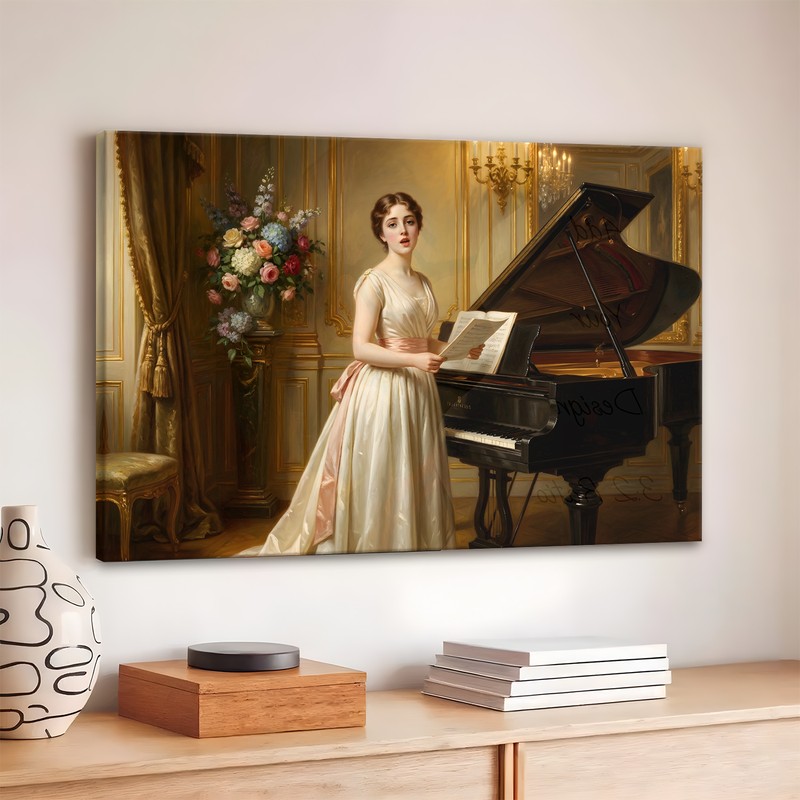 Melodies of Grace Canvas Wall Art - 380 GSM