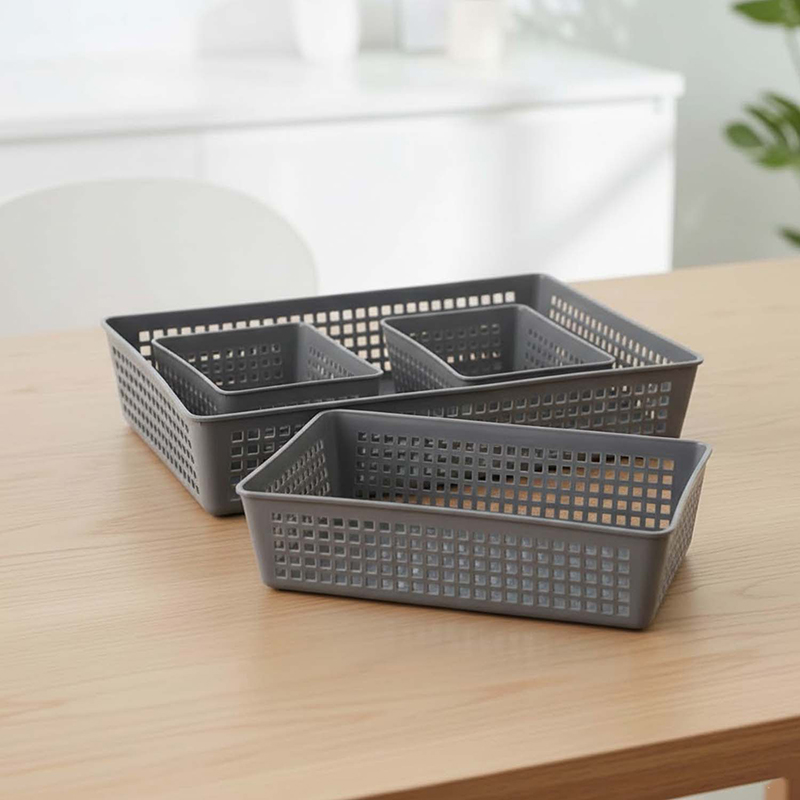 Flexi Nest Storage Basket (Grey) - Set of Four