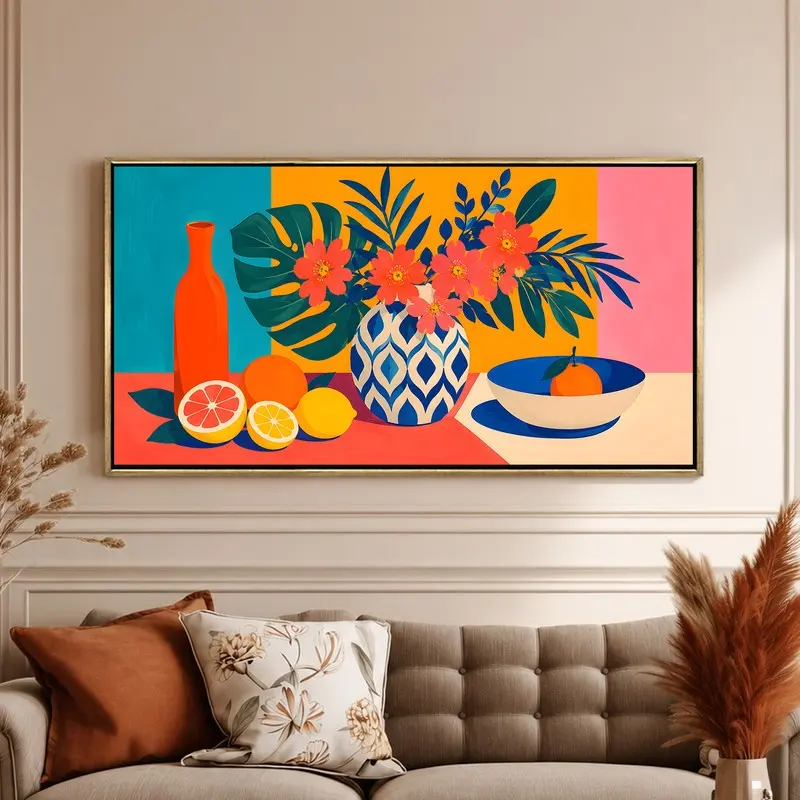 Citrus Riviera Canvas Wall Painting