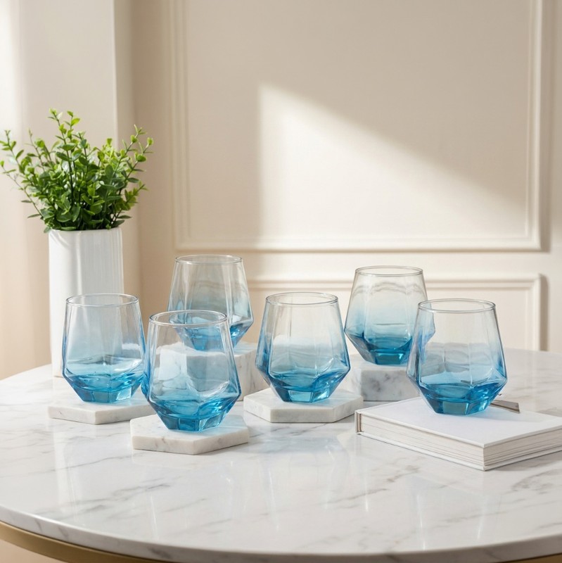 Fruit Flow Drinking Glass (300 mL Each) - Set of Six - 300 mL