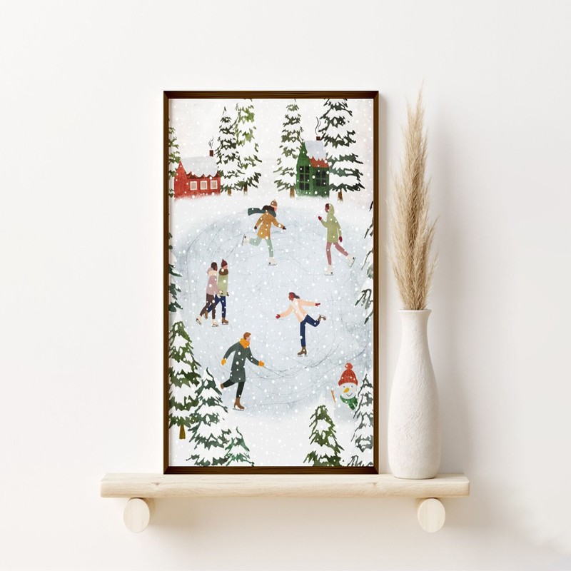 Glaciarium Canvas Wall Painting