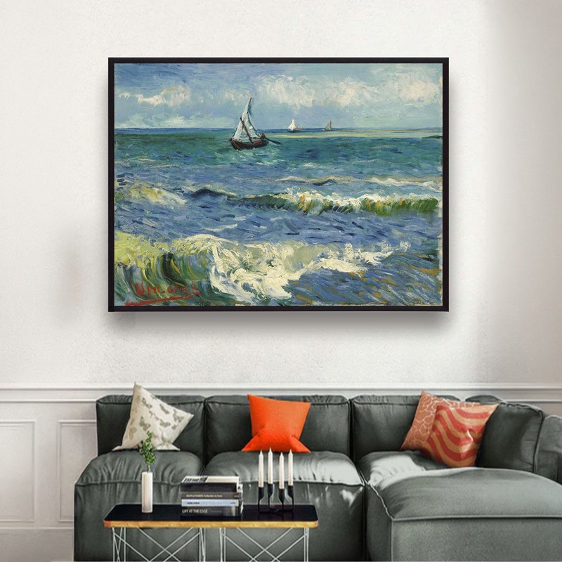 Sailing Serenity Canvas Wall Painting - XXL