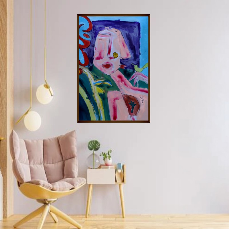 Prismatic Grace Canvas Wall Painting - Small