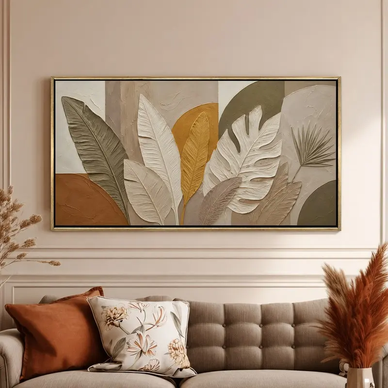 Terra Leafscape Canvas Wall Painting