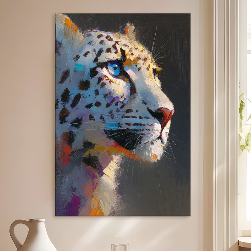 Spotted Cat Gallery Wrapped Canvas Wall Painting