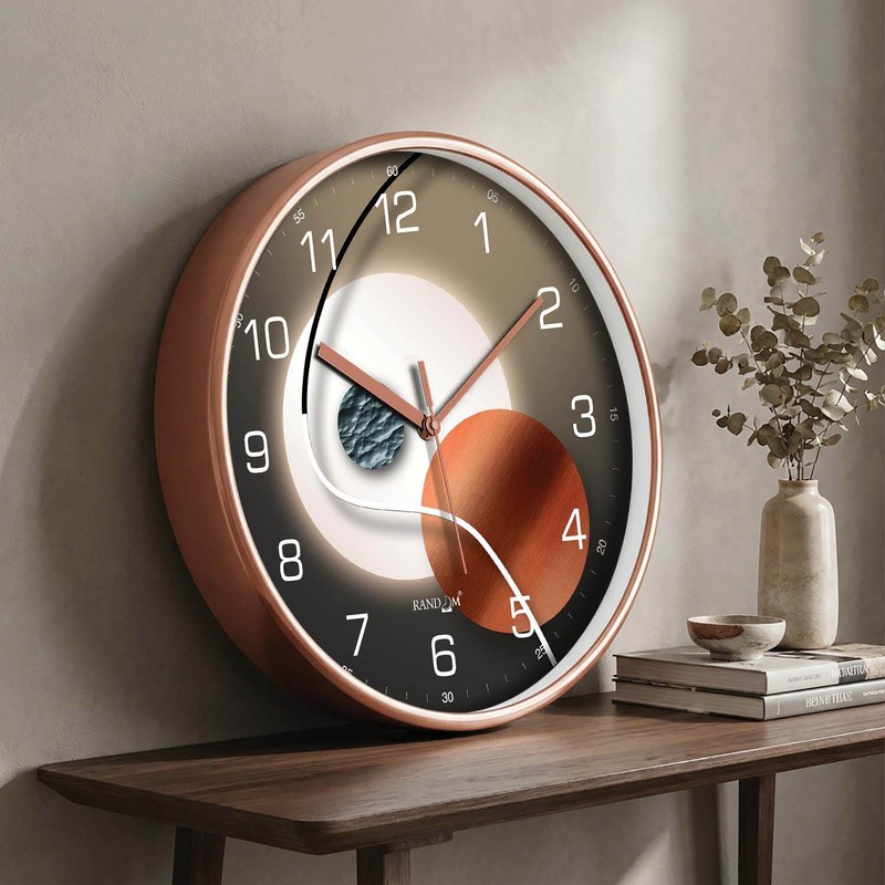 Meridian Silent Analog Wall Clock