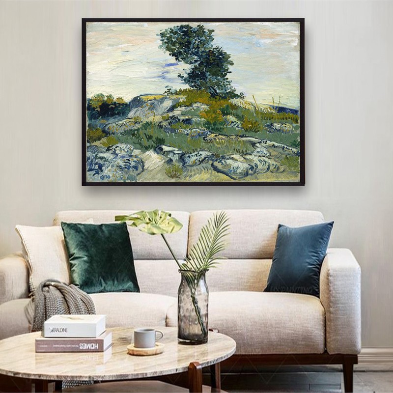 Saxicola Canvas Wall Painting - XXL