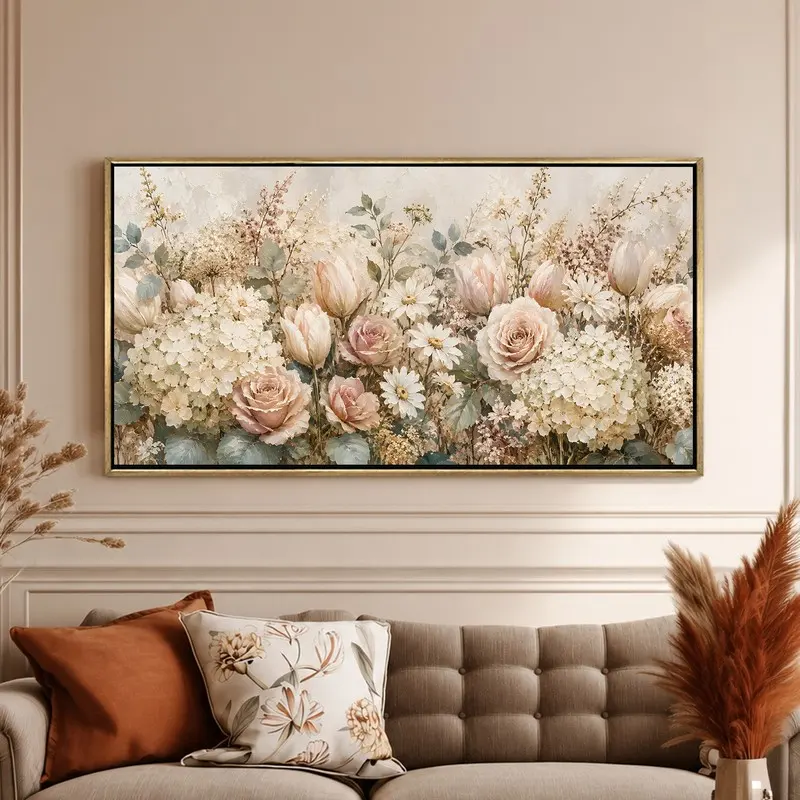 Vintage Blossom Canvas Wall Painting