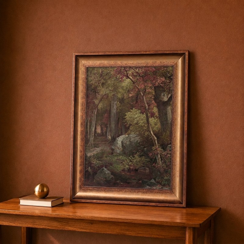 Autumn Woodland Canvas Wall Painting