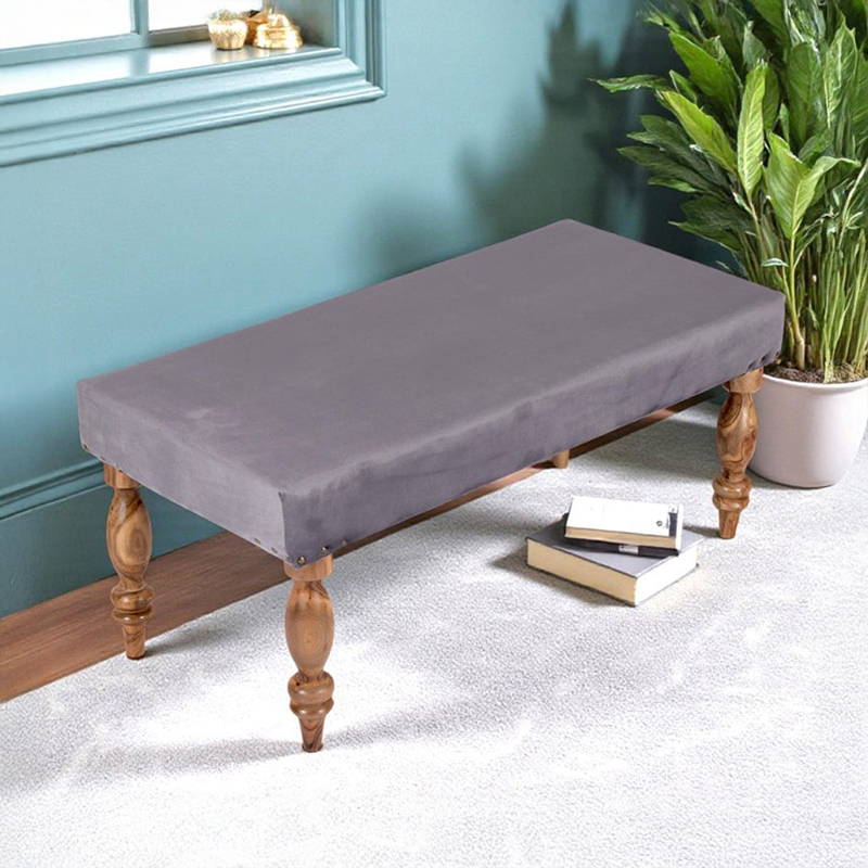Dunex Sheesham Wooden Stool - Grey