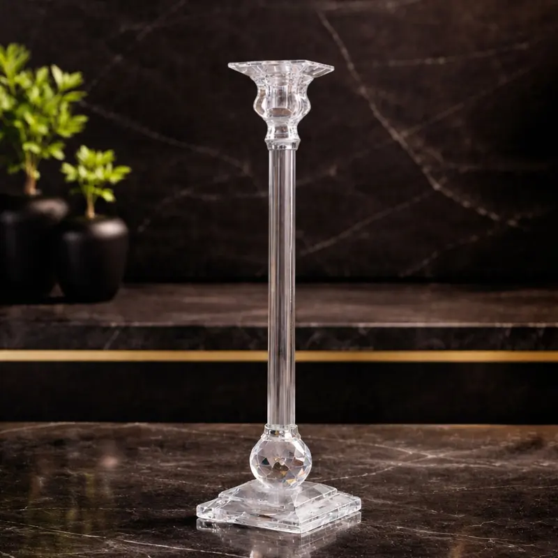 Lumora Crystal Candle Holder - Small