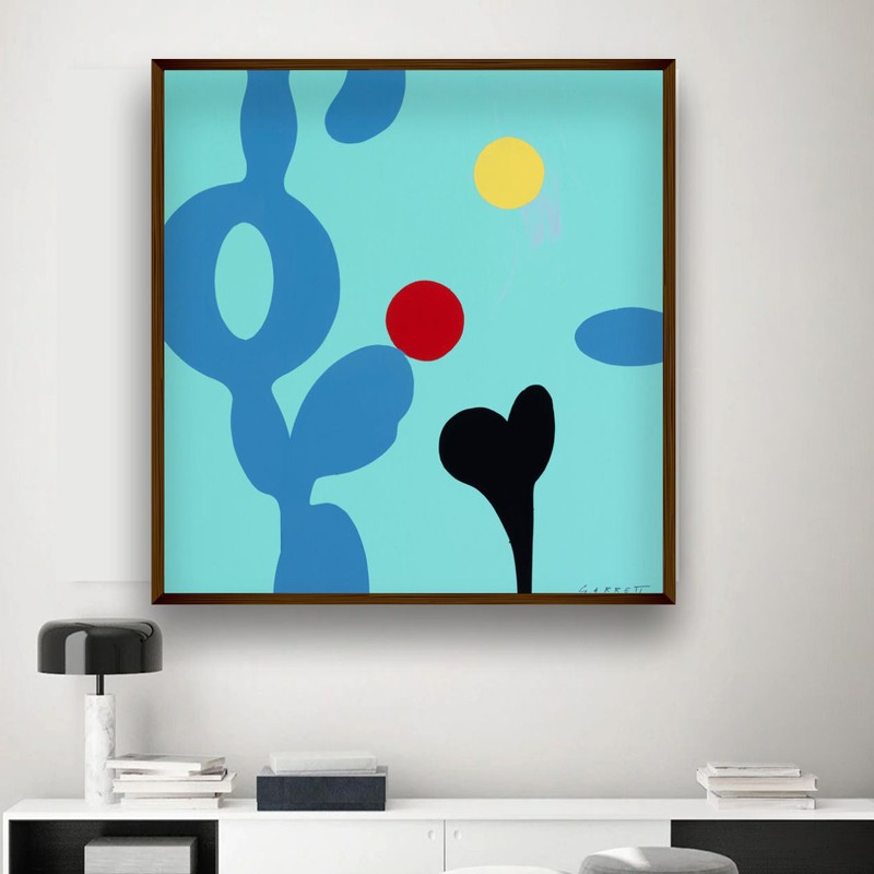 Organoid Canvas Wall Painting