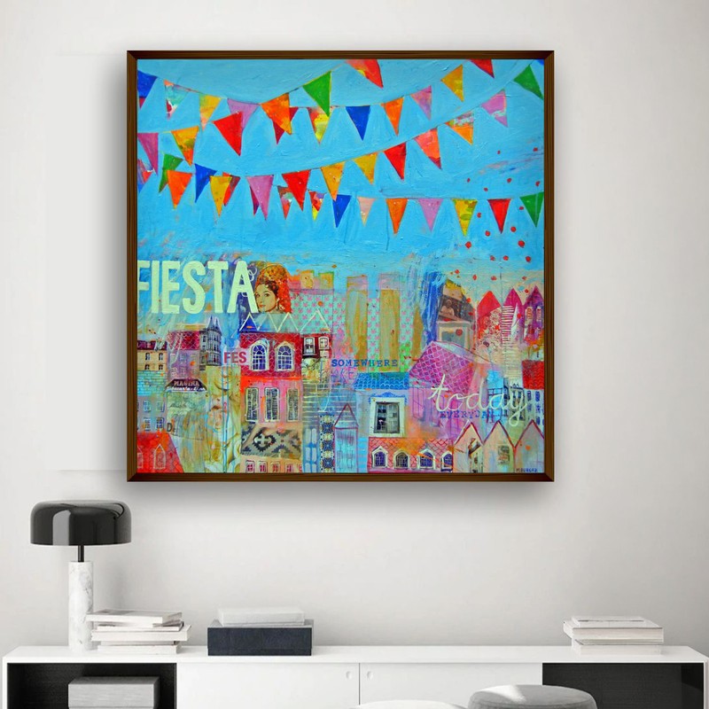 Verbena Canvas Wall Painting