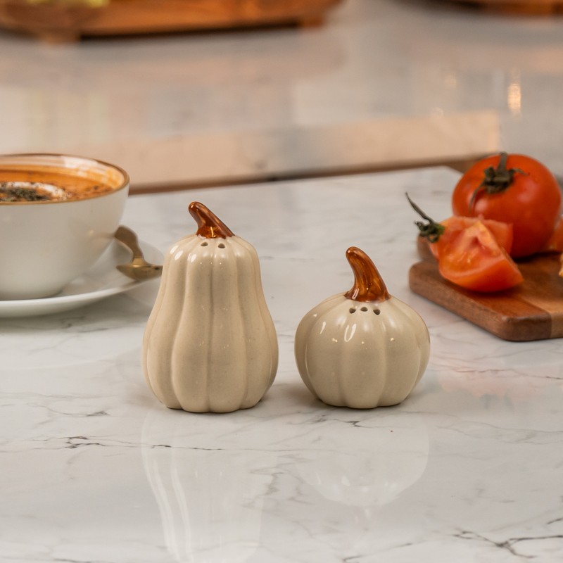 Pumpkin Charm Salt & Pepper Shaker (40mL/60mL) - Set of Two - Bundles