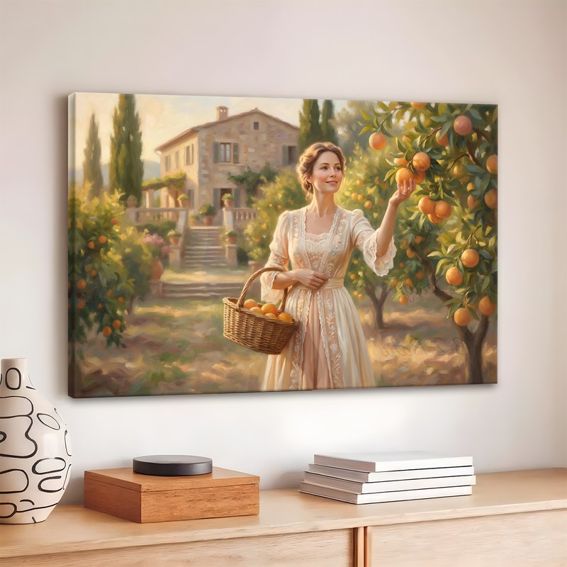 Citrus Harvest Canvas Wall Art - 380 GSM