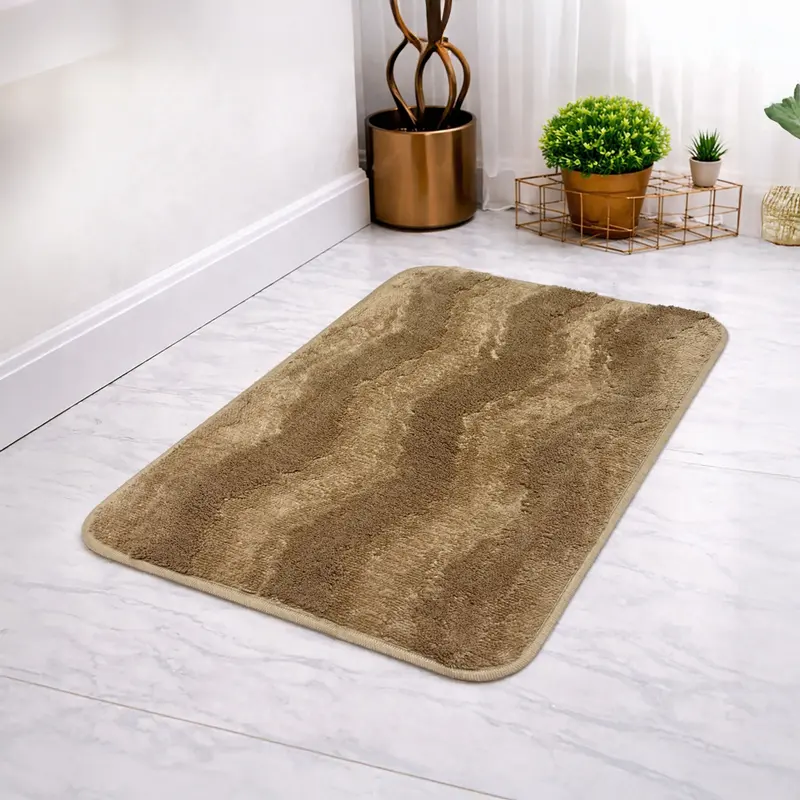 SoftBase Anti Skid Bathmat - Brown