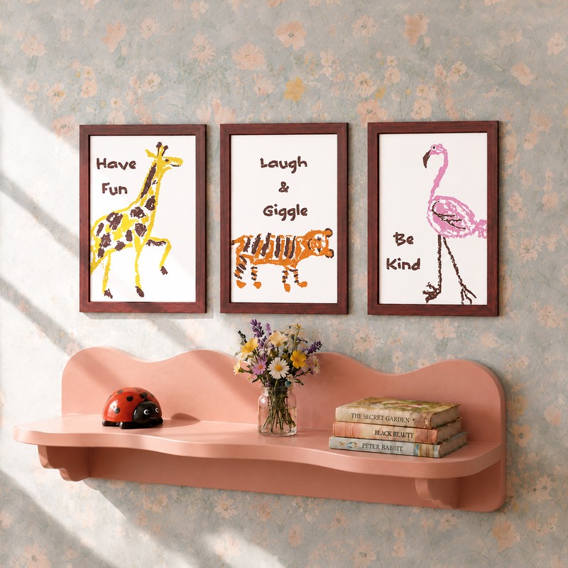 Adventure Animals Paper Wall Art