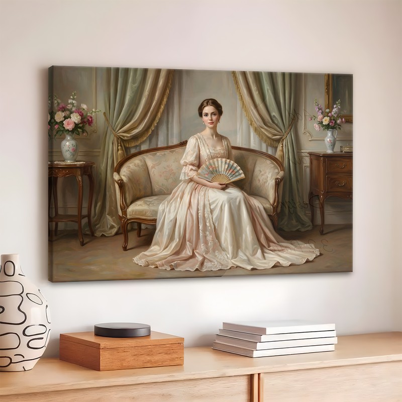 Fan of Grace Canvas Wall Art - 380 GSM