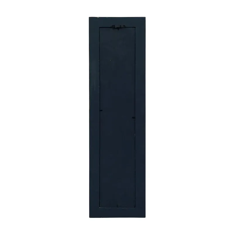 Back view of the rectangular wall accent