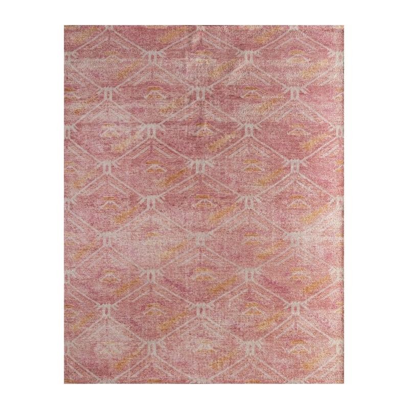 Jaipur Rugs Thulite Hand Knotted Carpet - Pink, Cream - 8 x 10 ft