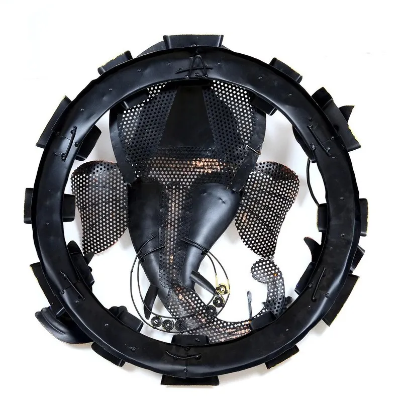 Rear view of the wall accent showing the wall-mount structure