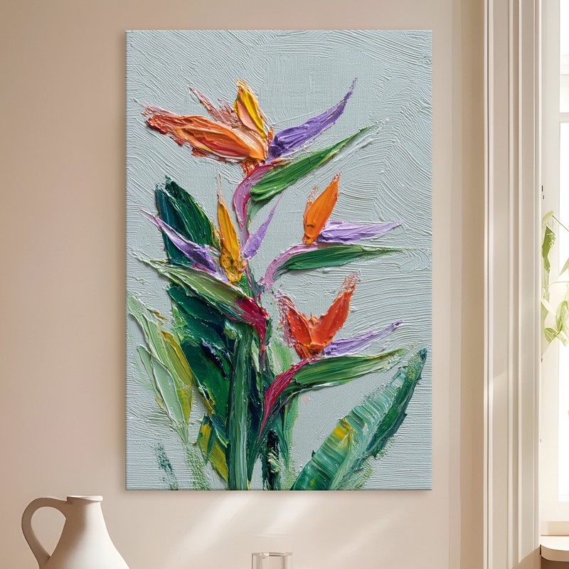 Paradise Sprig Gallery Wrapped Canvas Wall Painting