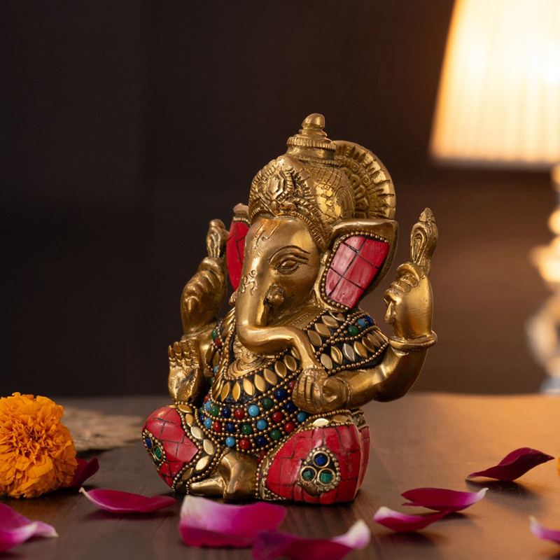 Gaja Tejas Brass Idol
