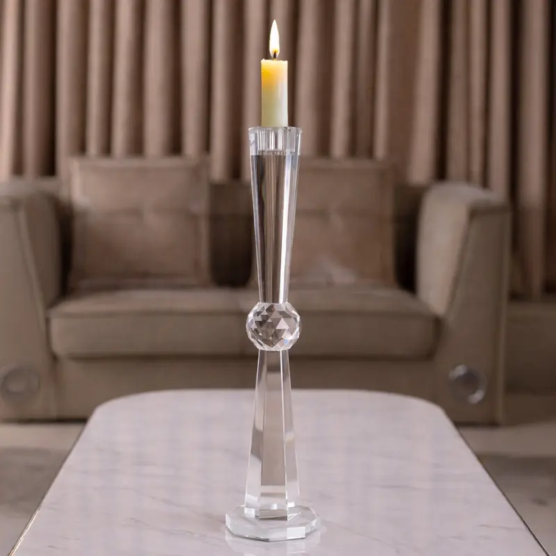 Glacielle Crystal Candle Holder - Large